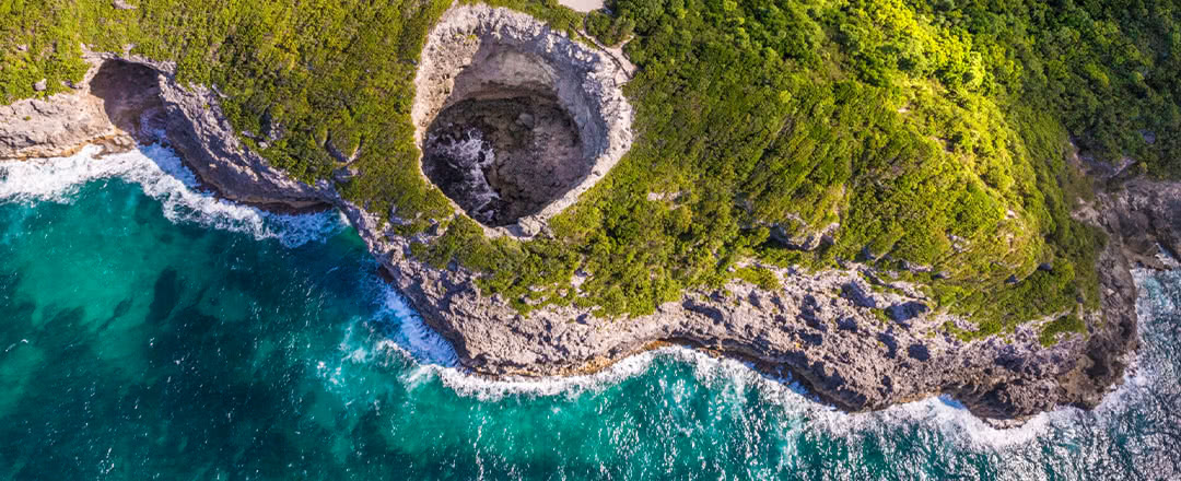 Marie Galante vue aérienne