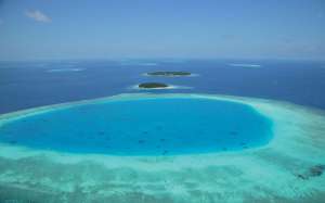 lagon maldivien