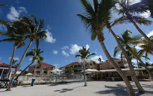 plage saint martin flamboyant village