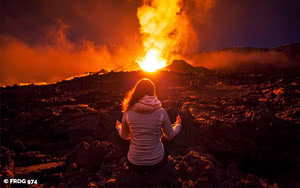 Volcan Piton de la Fournaise de La Réunion