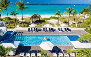 Beaches Turks and Caicos vue aérienne
