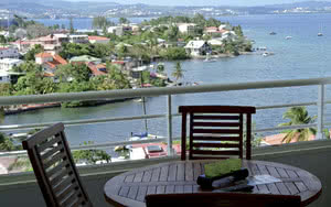 terrasse vue mer martinique