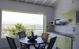 kitchenette vue ocean