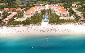 vue aerienne hotel riu palace riviera maya