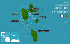 Croisière Guadeloupe Dominique Catlante C600 Standard - 7 nuits