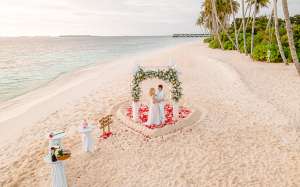 Mariage en bord de mer