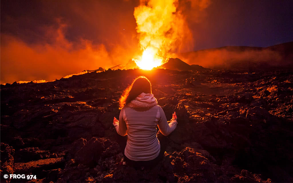 Volcan Piton de la Fournaise de La Réunion