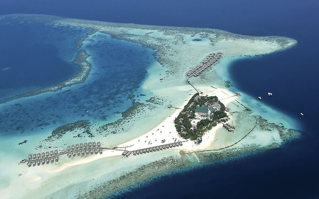Maldives Partez en Maldives. Restez dans un superbe hôtel Hôtel Constance Moofushi Maldives. Hôtel Constance Moofushi Maldives 