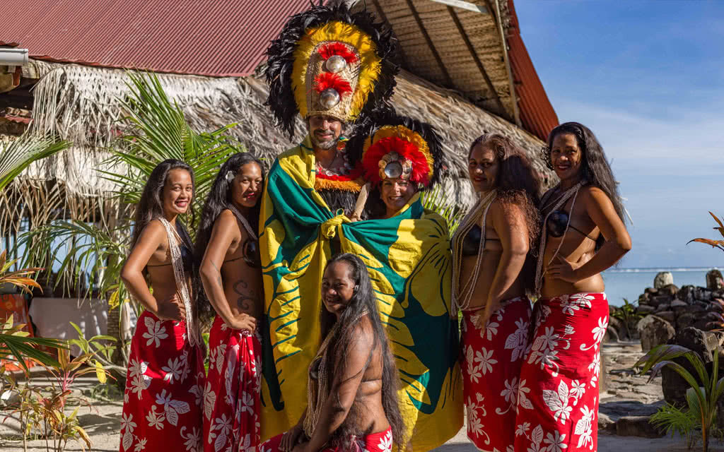 Moorea - Cérémonie VAIARII ROYALE au Tiki Village