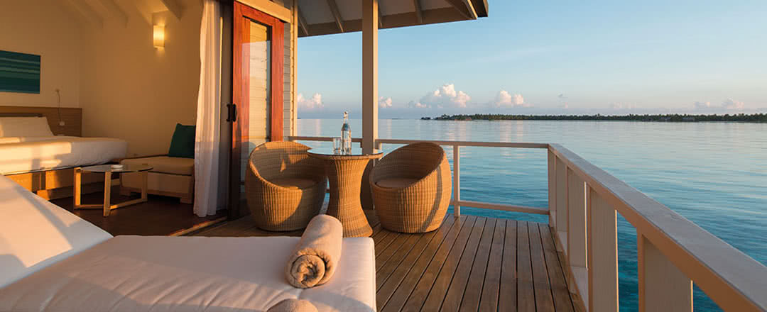 Nous offrons une chambre avec un lit confortable, une vue magnifique et tous les équipements de chambre nécessaires pour un séjour agréable. Partez en Maldives.