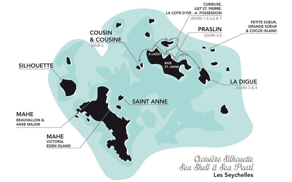 Seychelles - Croisière Silhouette Cruises Sea Pearl