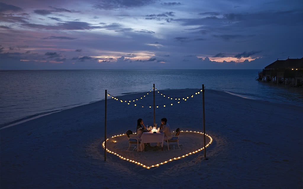 Dîner romantique mariage